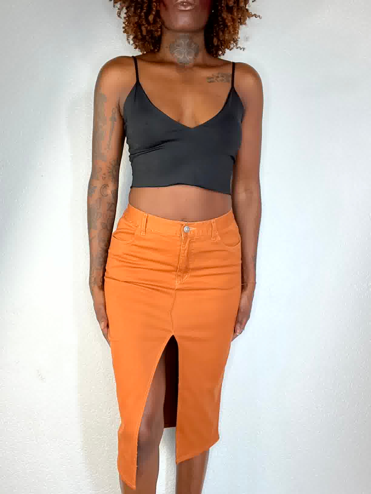 Jupe Charlie orange