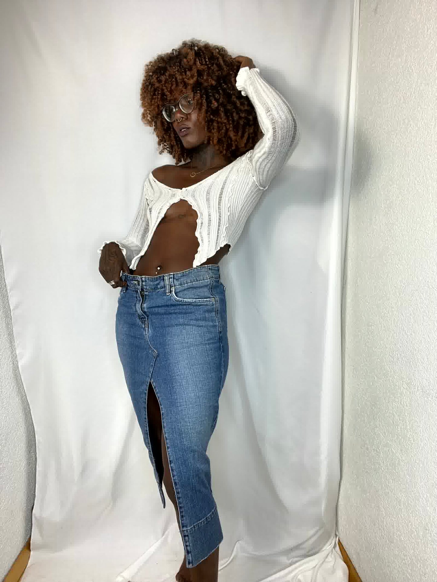 Jupe Charlie en jeans