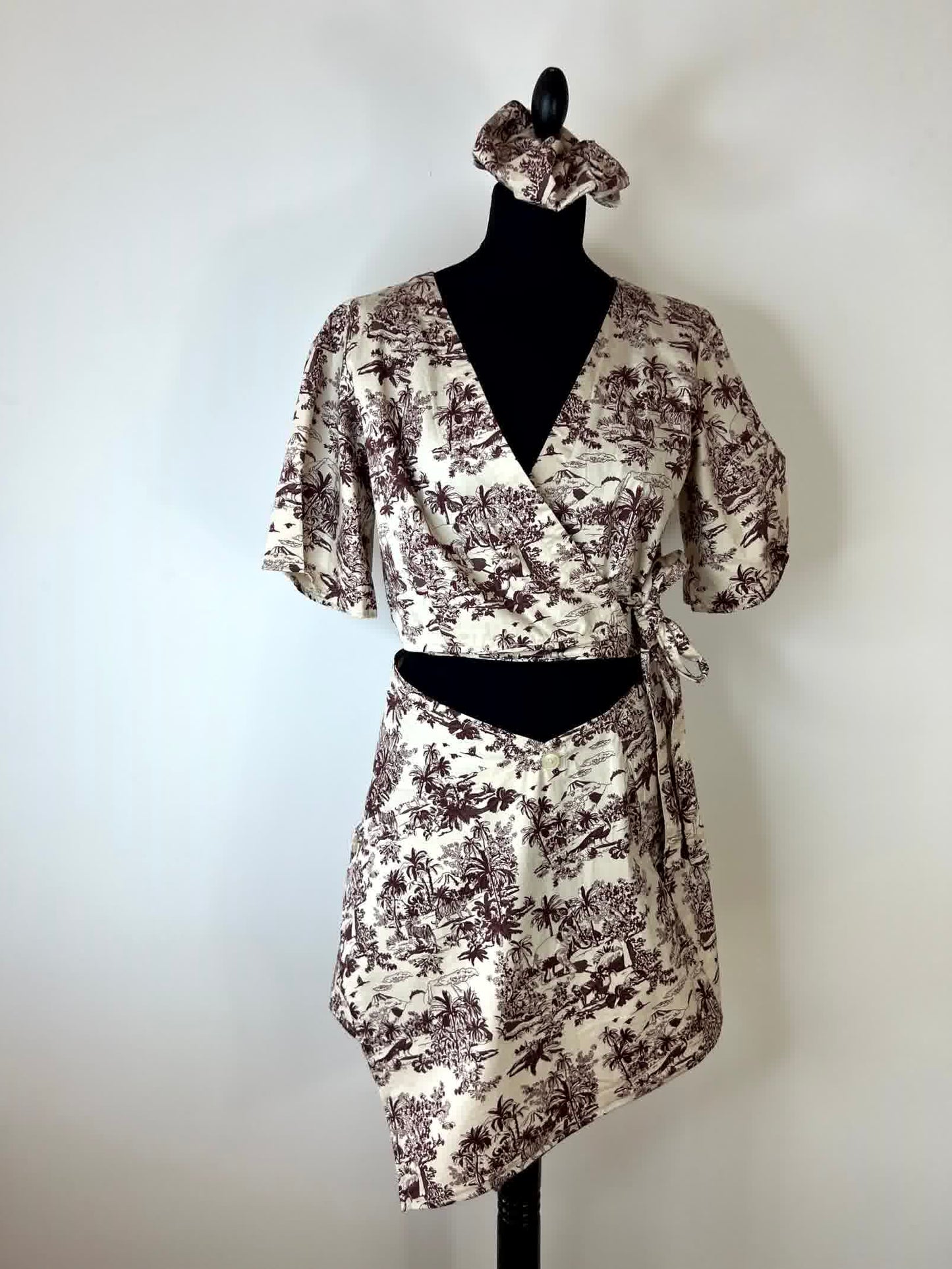 Ensemble Camille Asymétrique + Chouchou assorti