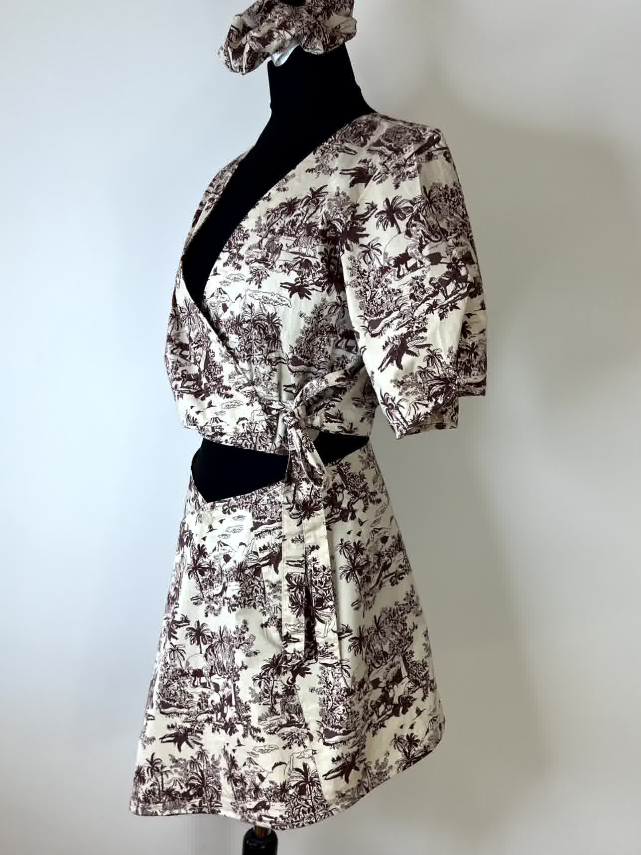 Ensemble Camille Asymétrique + Chouchou assorti
