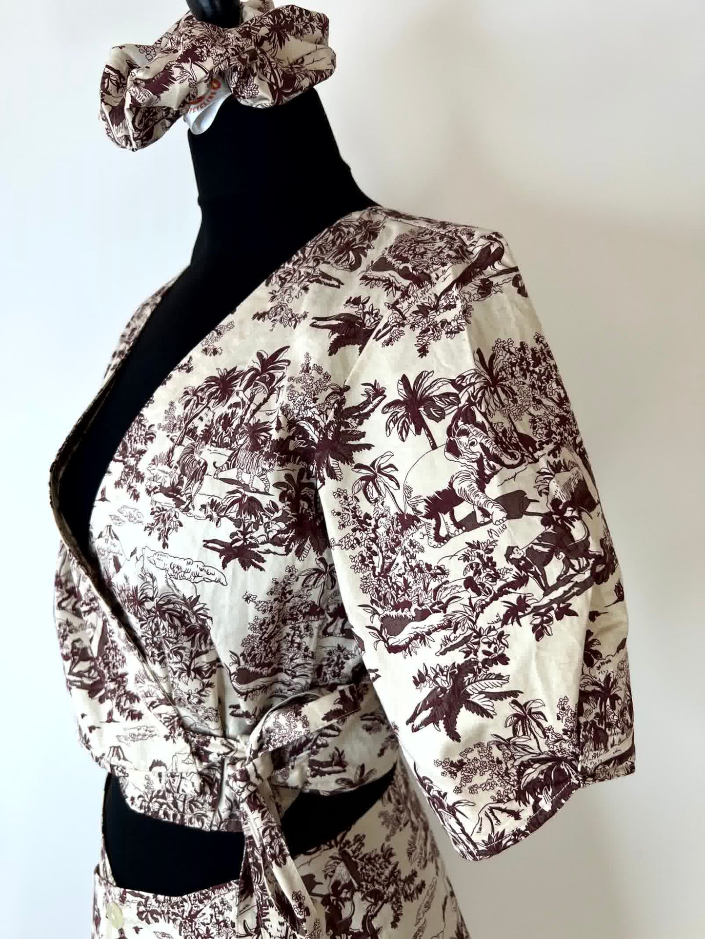 Ensemble Camille Asymétrique + Chouchou assorti