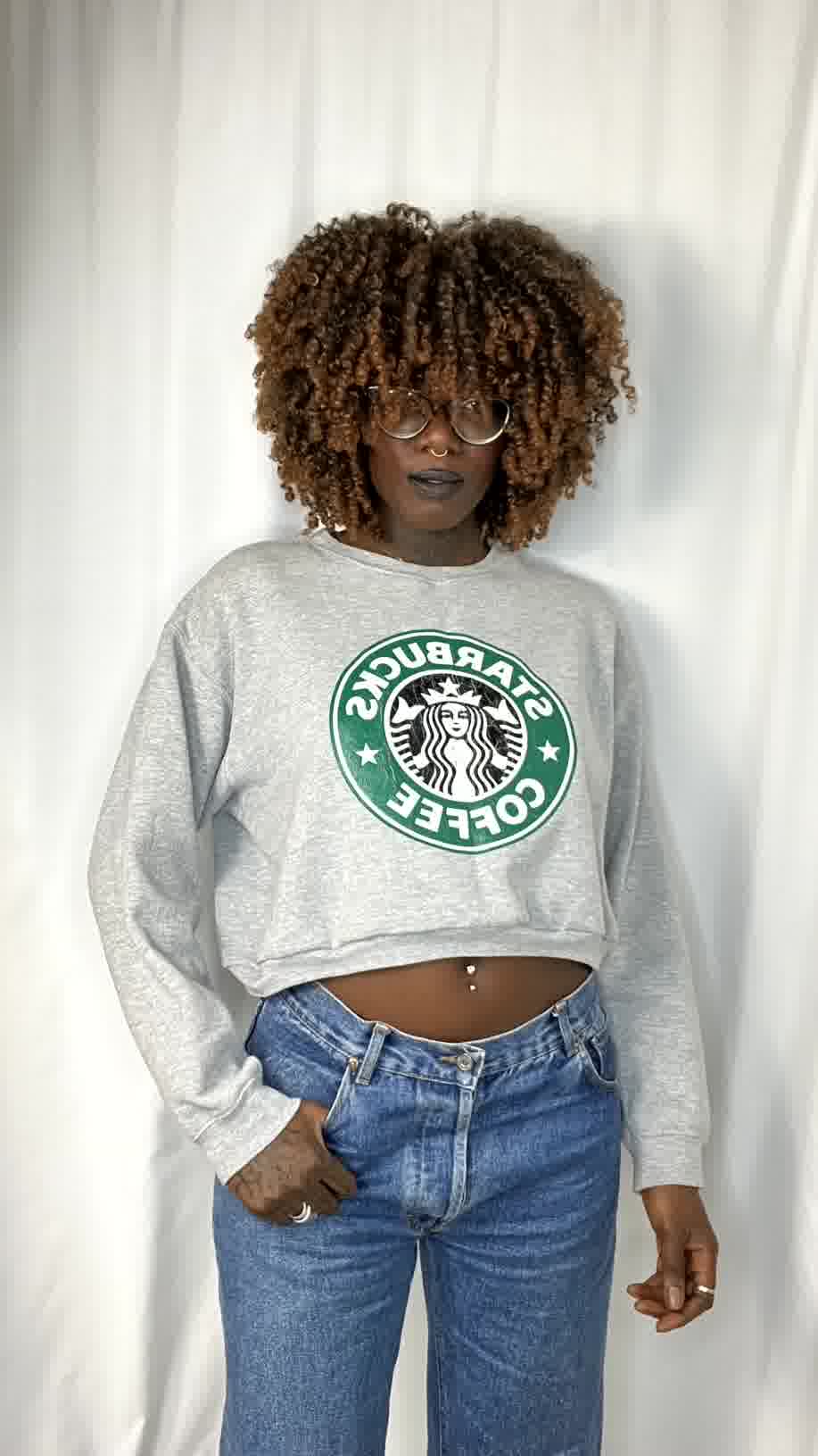 Sweat Upcyclé Starbucks