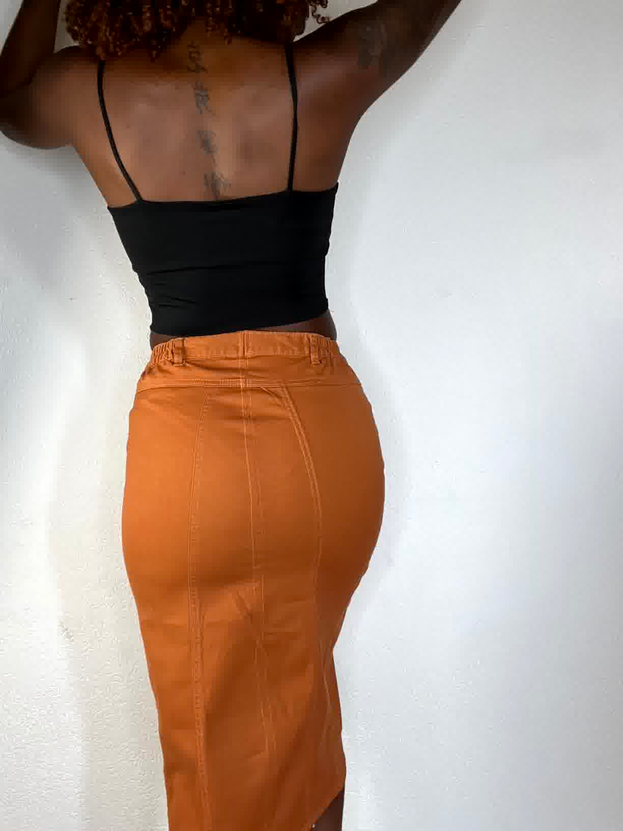 Jupe Charlie orange
