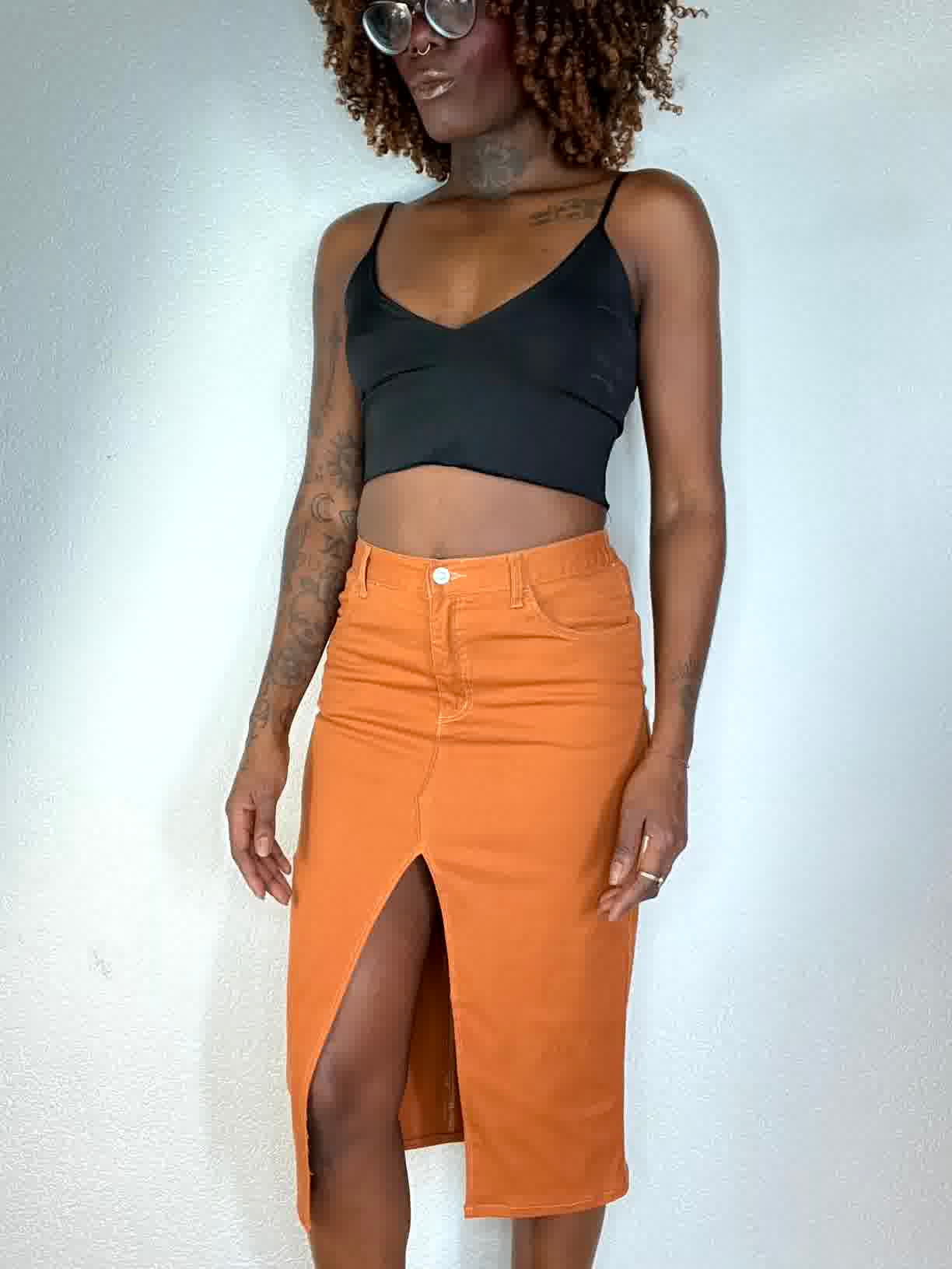 Jupe Charlie orange