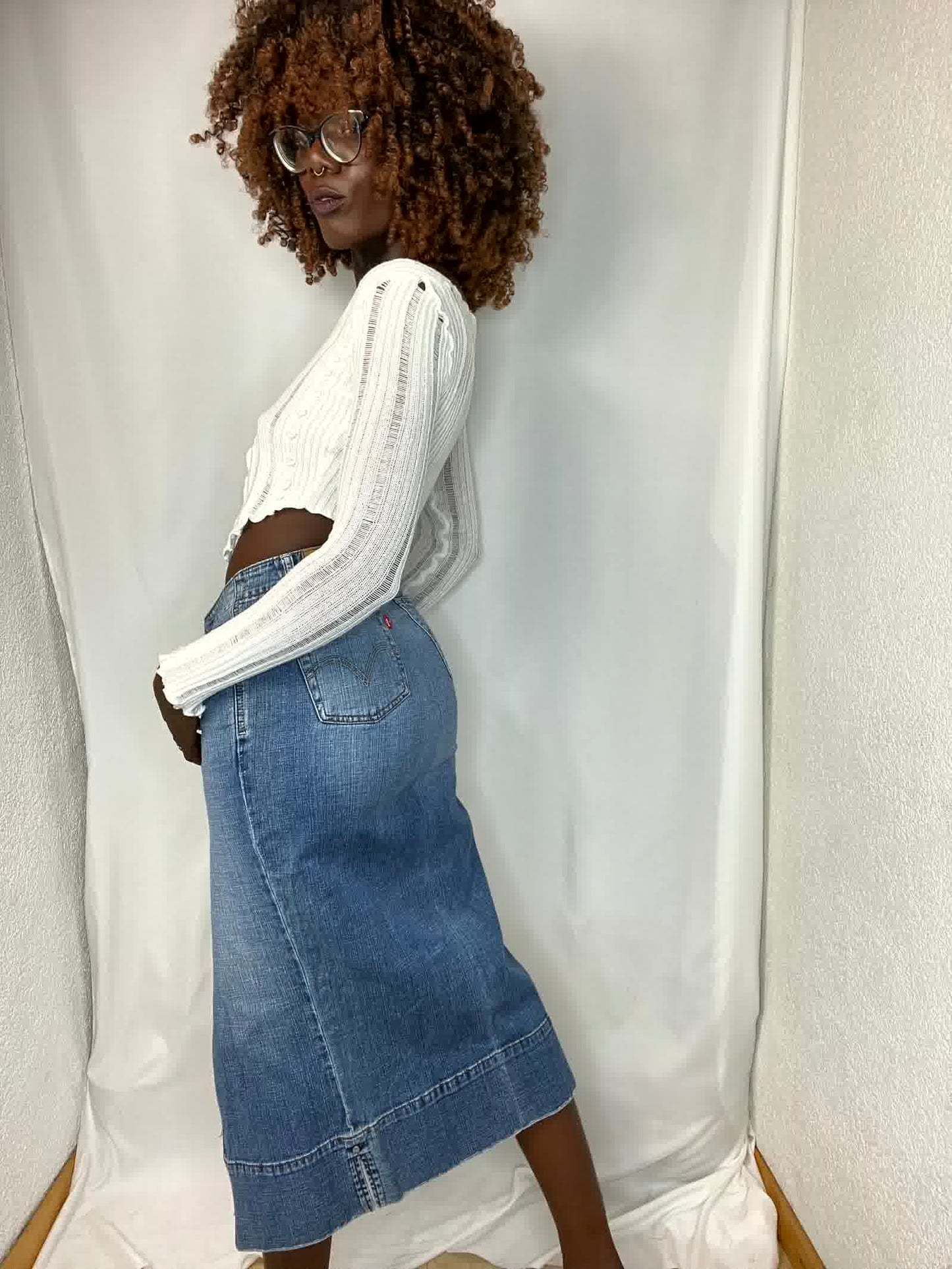 Jupe Charlie en jeans