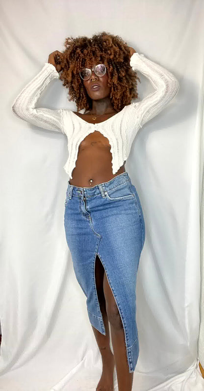 Jupe Charlie en jeans