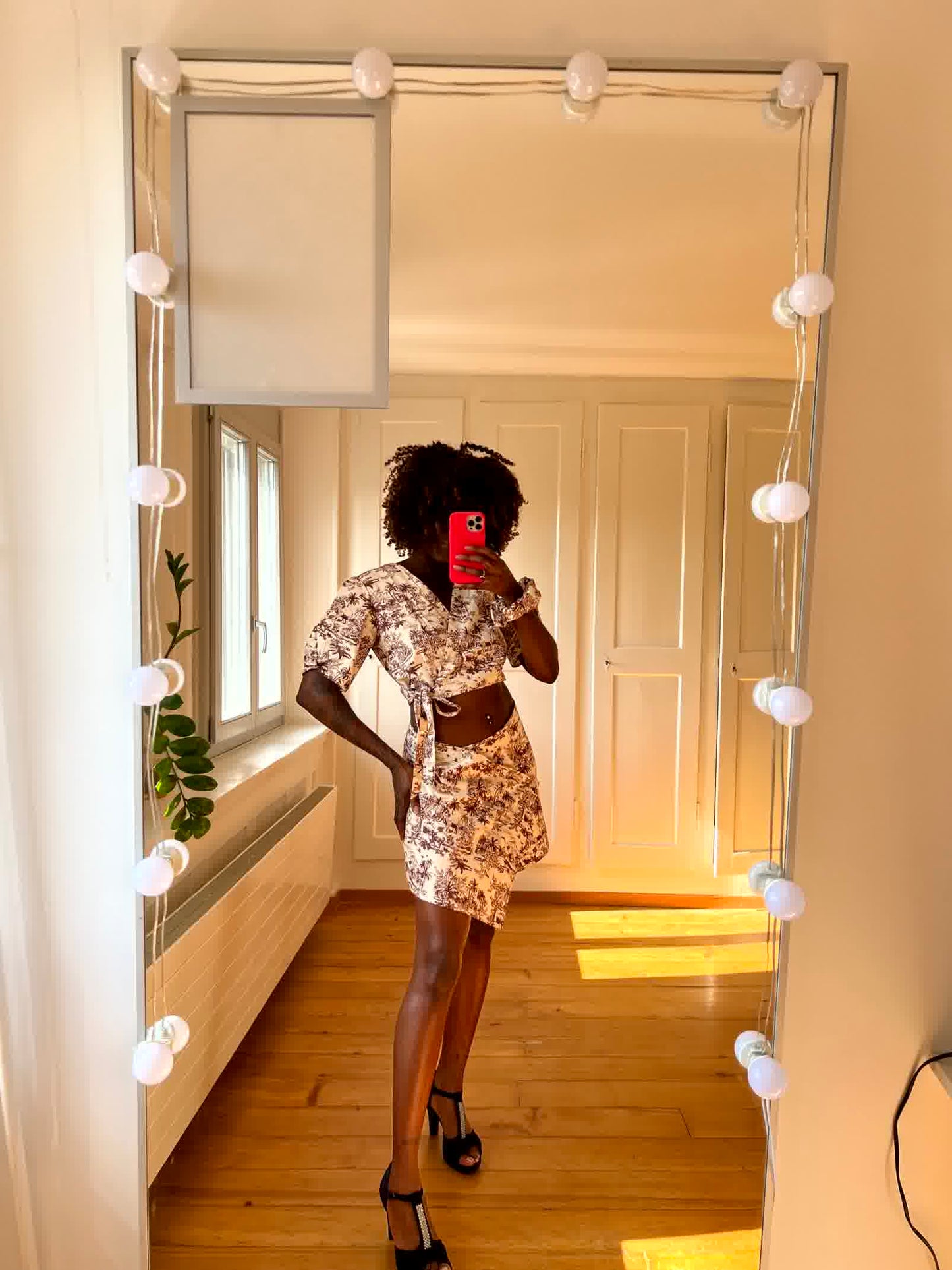 Ensemble Camille Asymétrique + Chouchou assorti