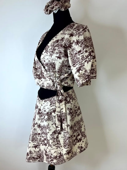 Ensemble Camille Asymétrique + Chouchou assorti