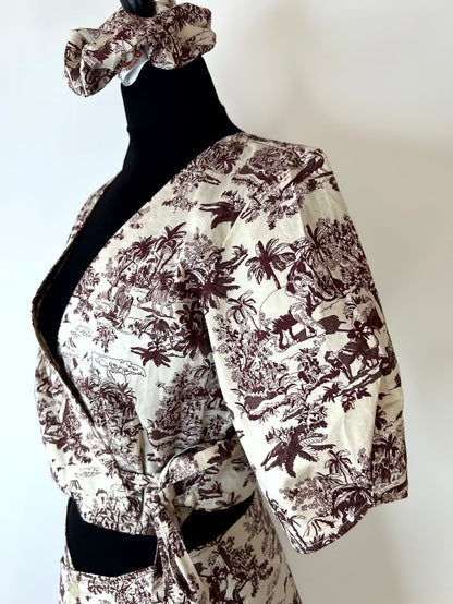 Ensemble Camille Asymétrique + Chouchou assorti