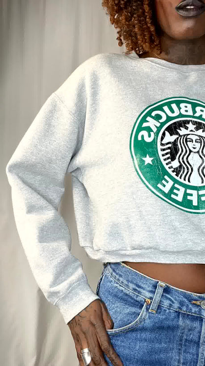 Sweat Upcyclé Starbucks