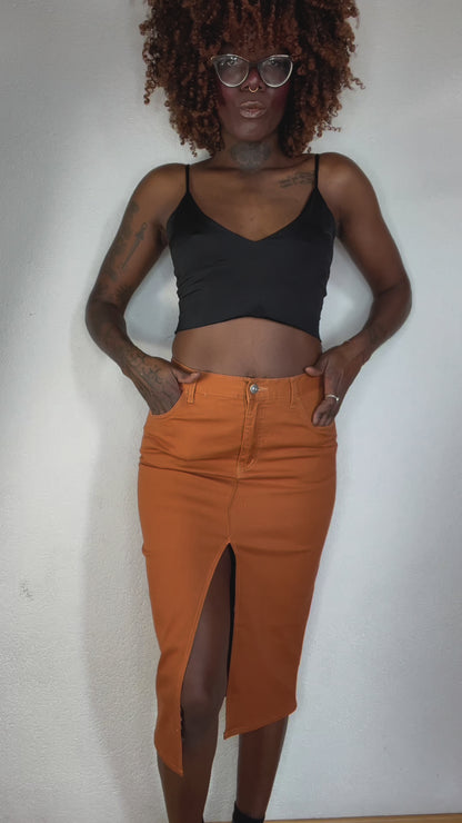 Jupe Charlie orange
